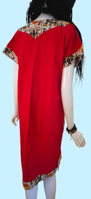 Robe mi-longue Rouge