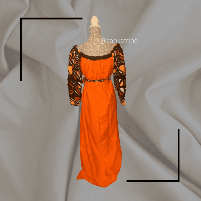 Robe longue Orange