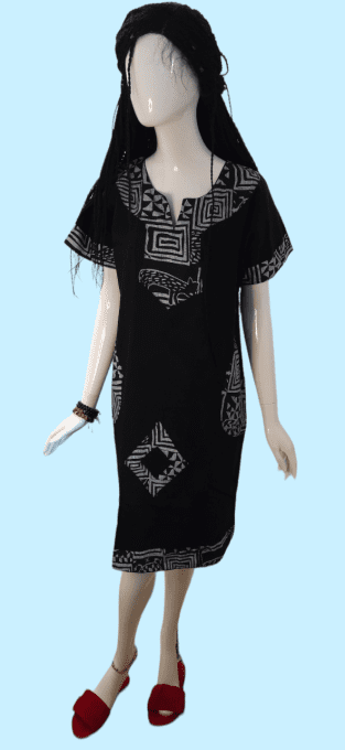 Robe mi-longue Noire